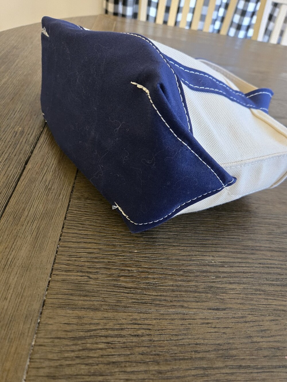 LL Bean Mini Boat And Tote BLUE - Picture 5 of 9